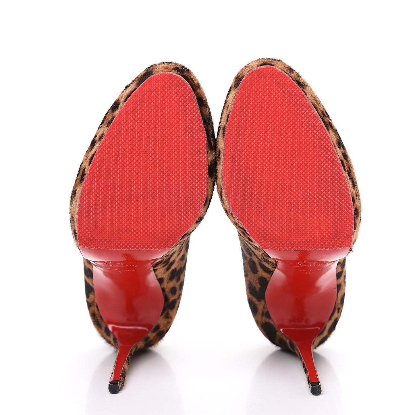 Calf Hair Leopard Print Filo 120 Pumps 40 Leopard Black