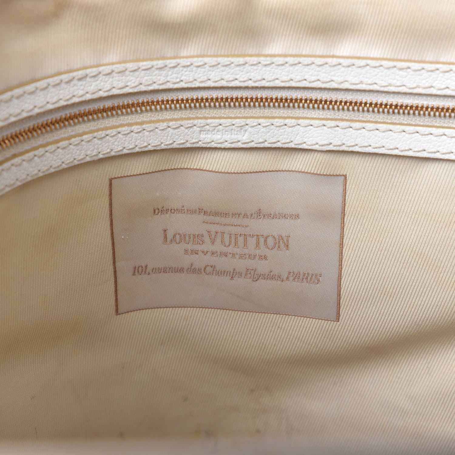 Louis Vuitton Monogram Sabbia Cabas GM White 8 of 14