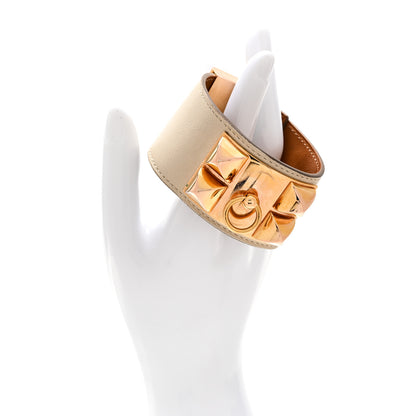 Hermes Swift Collier de Chien CDC Bracelet S Craie 2 of 6