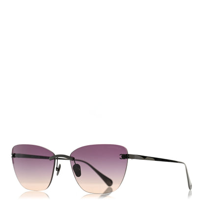 Chanel Titanium Cat Eye CC Sunglasses 4286-T Black 1 of 8