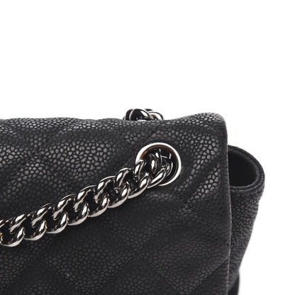 Chanel Iridescent Caviar Small Lady Pearly Flap Black 10 of 11