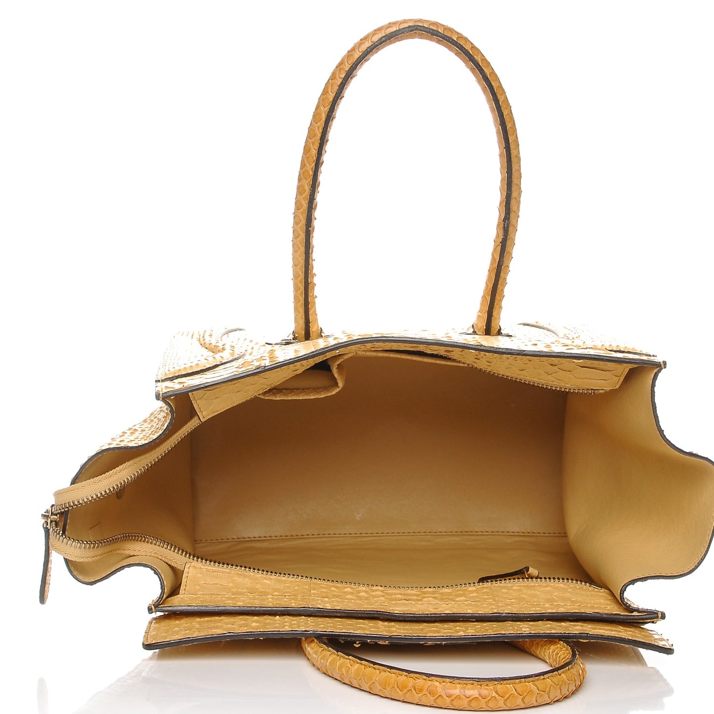 Python Mini Luggage Beige