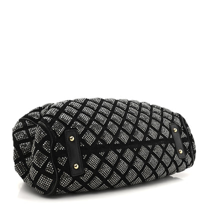 Marc Jacobs Suede Crystal Quilted Stam Black 4 of 11