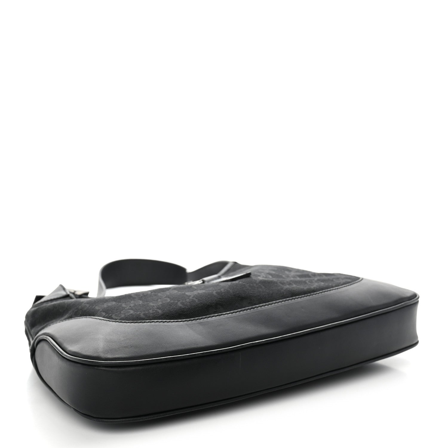 Gucci Monogram Small Jackie O Hobo Black 4 of 11