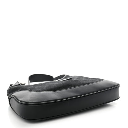Gucci Monogram Small Jackie O Hobo Black 4 of 11