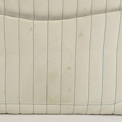 Chanel Lambskin Vertical Quilted Large Mademoiselle Tote Light Green 13 of 15