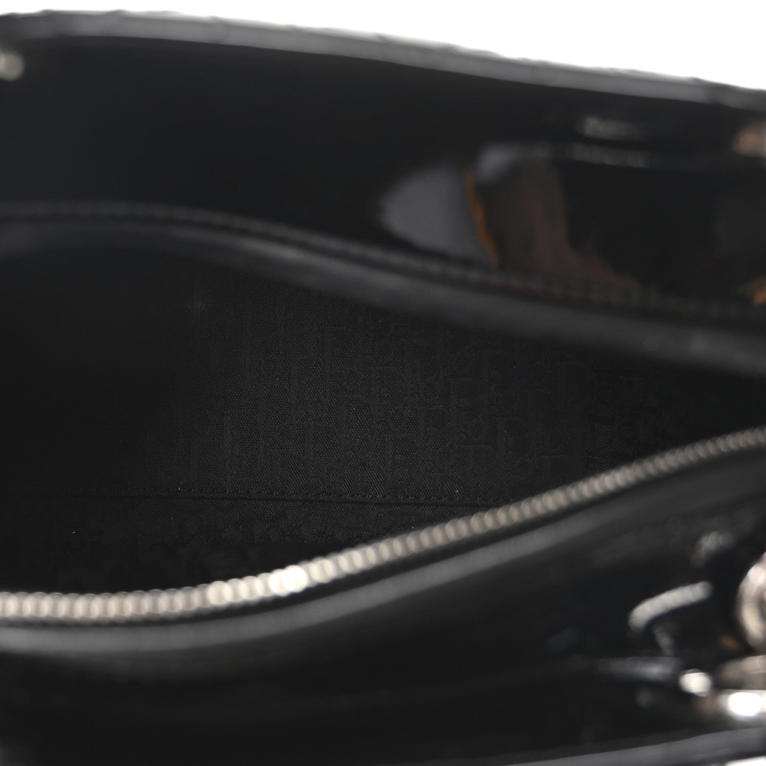Christian Dior Patent Cannage Medium Lady Dior Black 5 of 10
