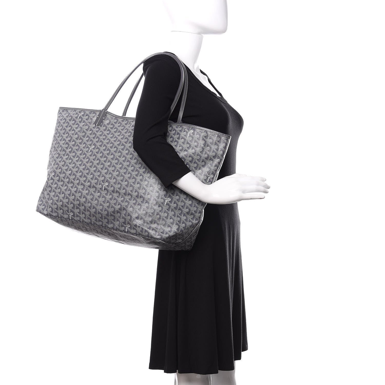 Goyard Goyardine Saint Louis GM Grey 2 of 12