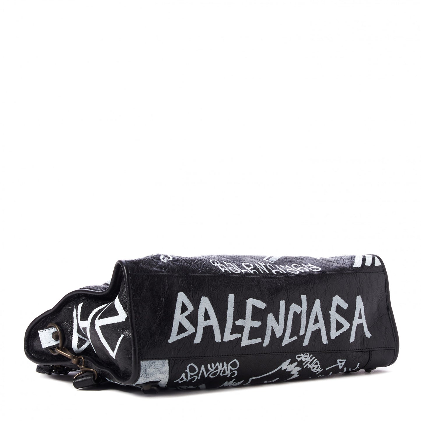Agneau Arena Graffiti All Over Classic Hardware City Black White