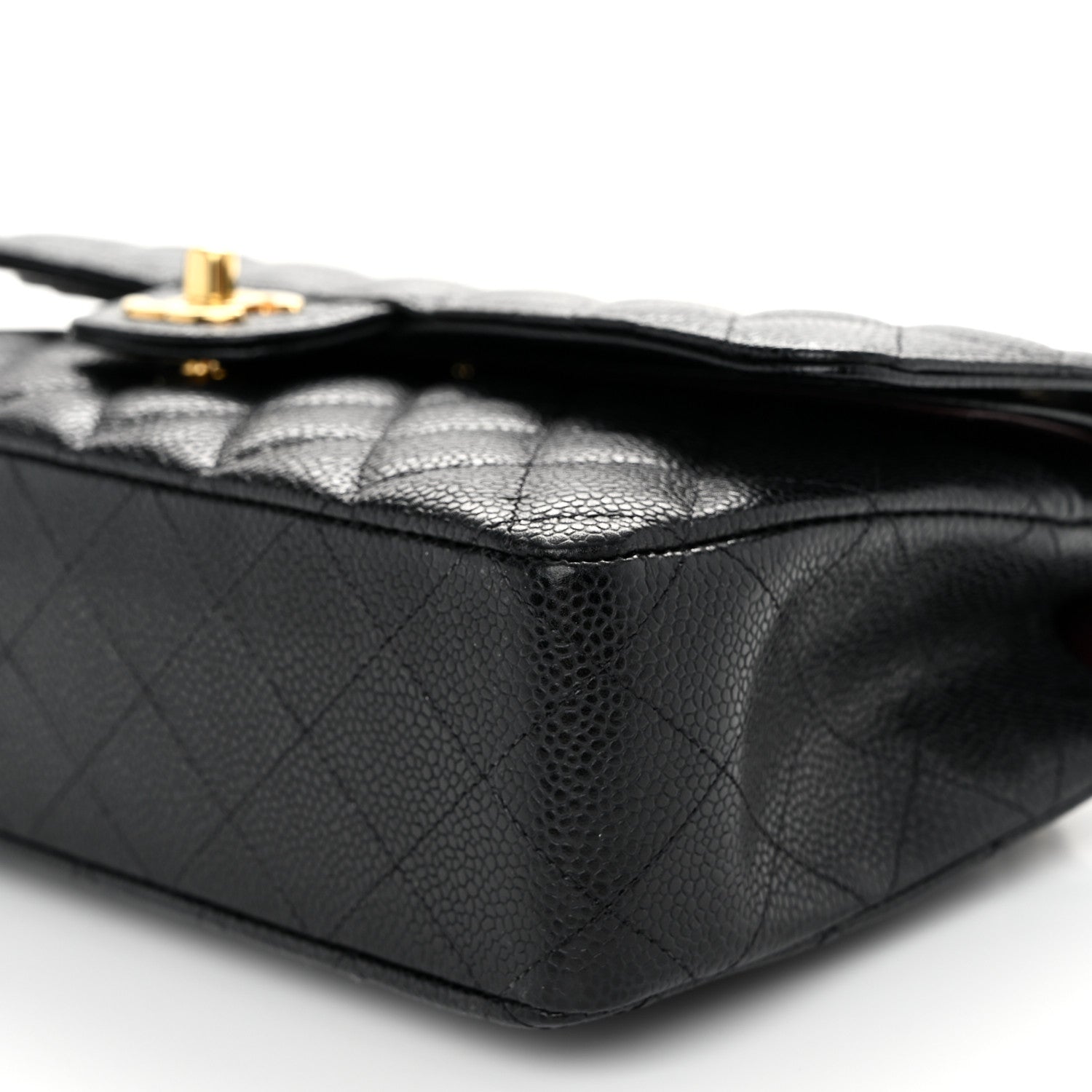 Chanel Caviar Quilted Medium Double Flap Black 10 of 10