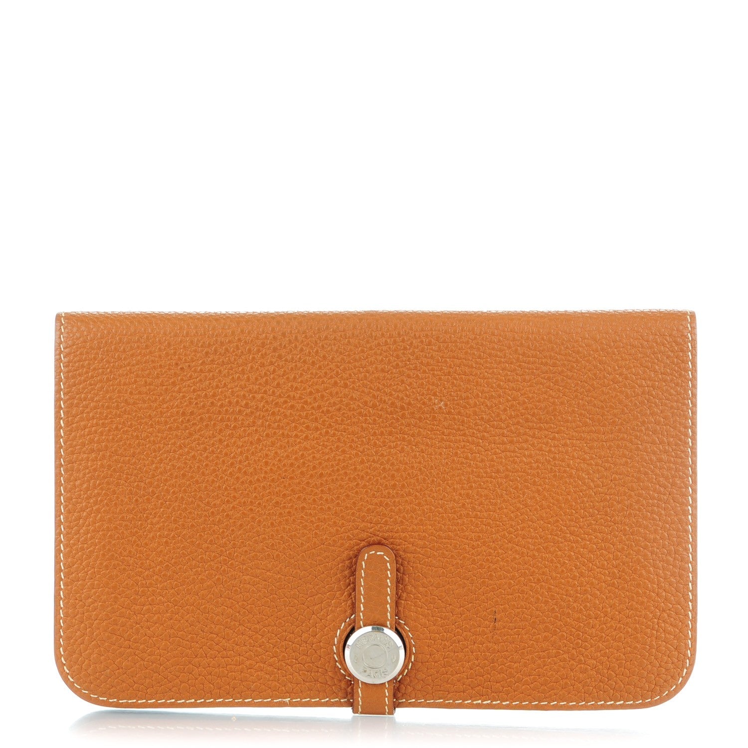 Hermes Togo Dogon Duo Wallet Gold 1 of 9