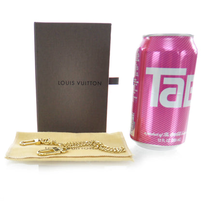 Louis Vuitton Metal Pochette Extender Key Ring Chain Gold 2 of 4