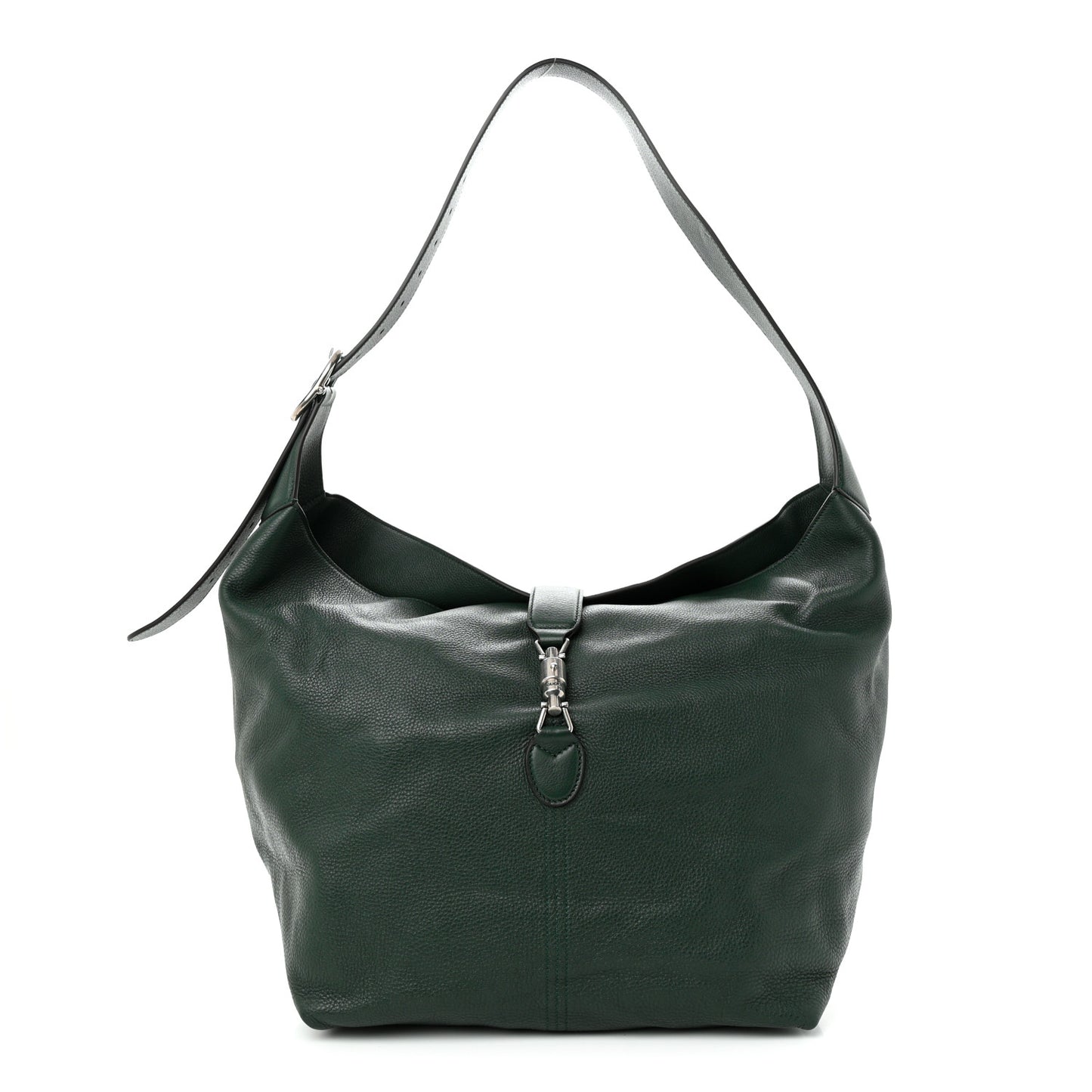 Amour Grane Calfskin Medium Jackie 1961 Crossbody Bag Green