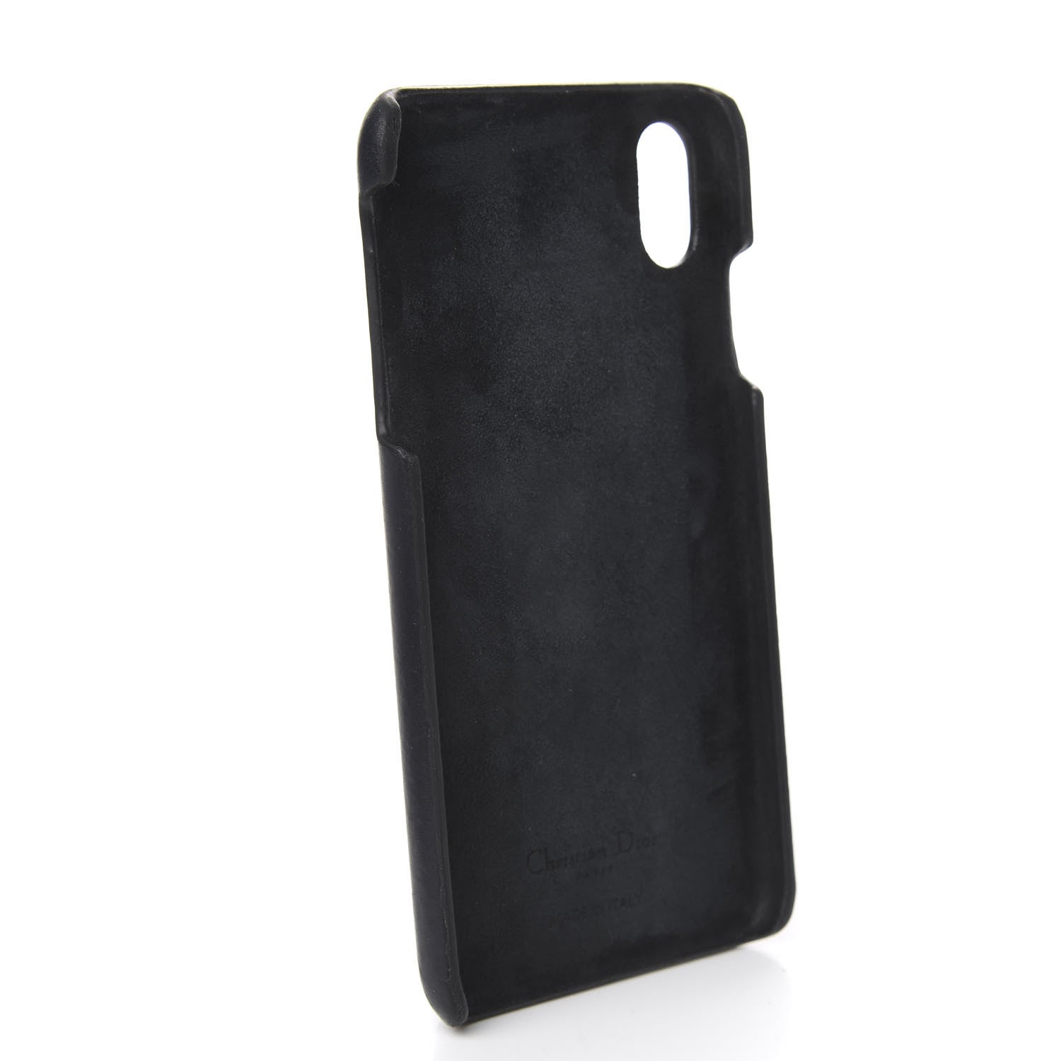 Christian Dior Oblique Calfskin Saddle iPhone XS Max Case Blue 3 of 8