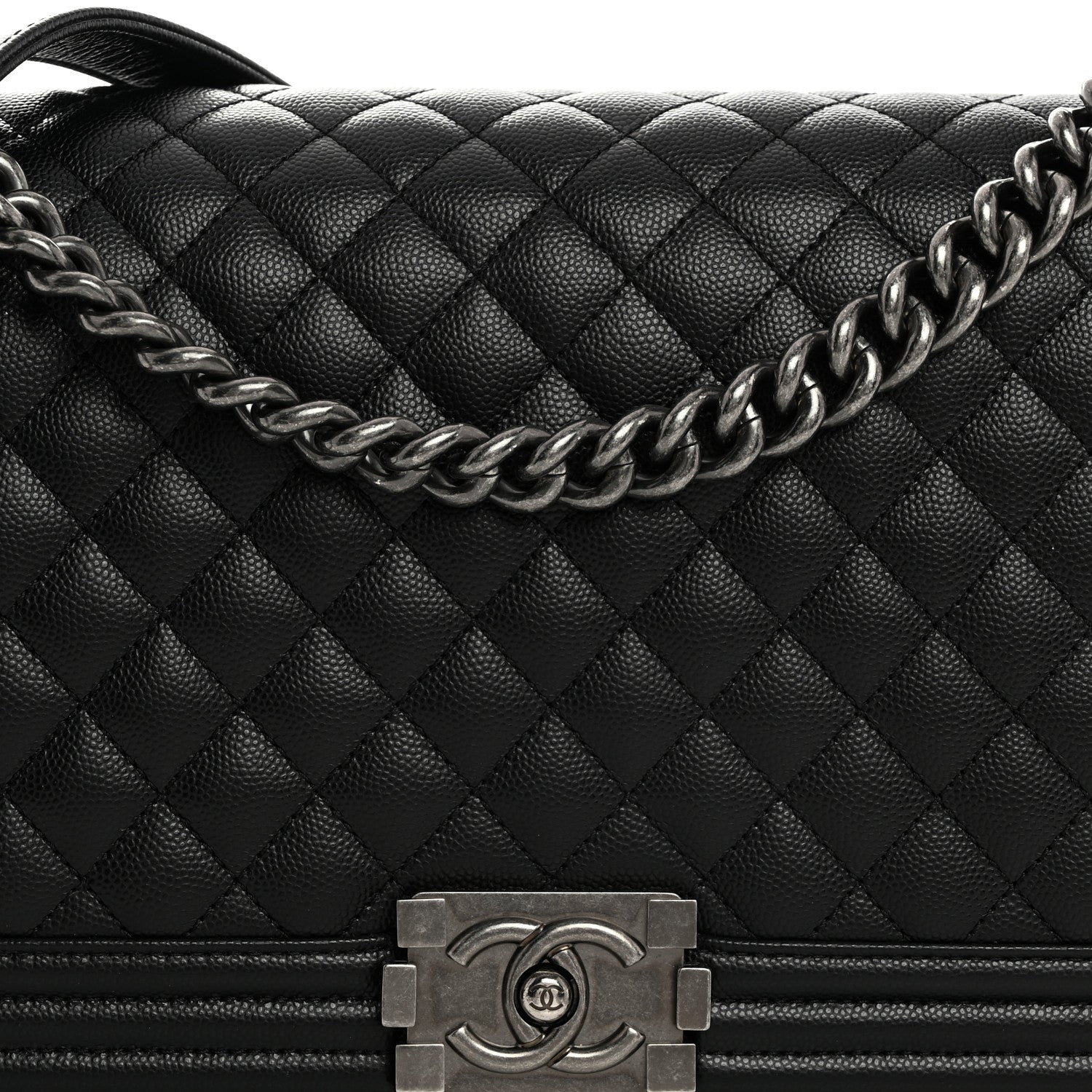 Chanel Caviar Quilted New Medium Boy Flap Black 8 of 10