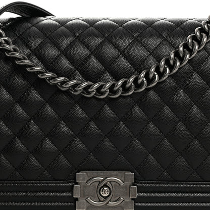 Chanel Caviar Quilted New Medium Boy Flap Black 8 of 10