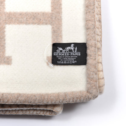 Hermes Wool Cashmere Avalon III Blanket Coco Camomille 3 of 3