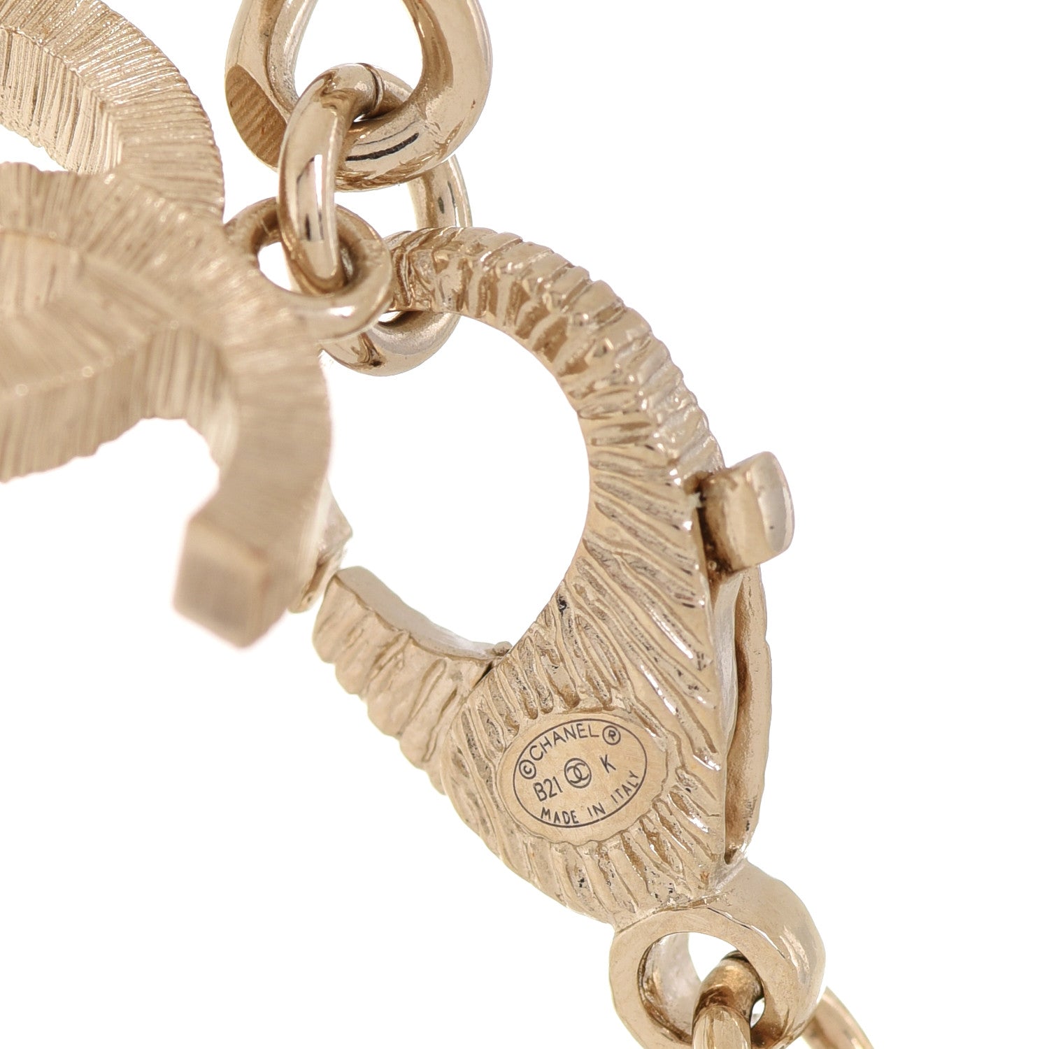Chanel Pearl Crystal Lambskin CC Choker Gold Black 5 of 6