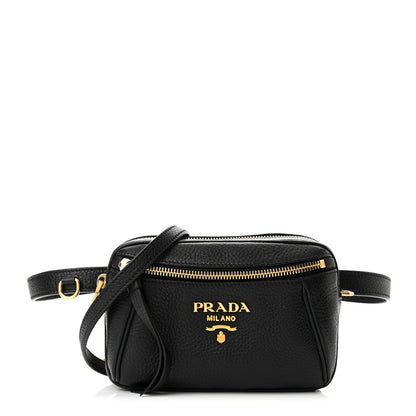 Prada Vitello Daino Belt Bag Black 1 of 10