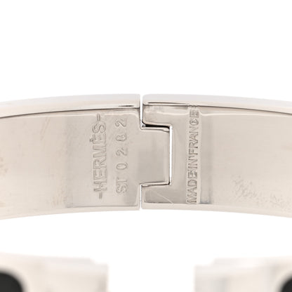 Hermes Enamel Narrow Clic Clac H Bracelet PM Black 4 of 5