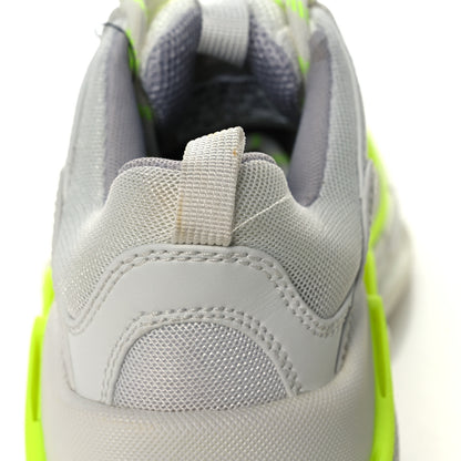 Balenciaga Fabric Mesh Womens Triple S Sneakers 37 Fluo Yellow White Grey 7 of 7