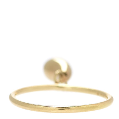 Tiffany 18K Yellow Gold Elsa Peretti Teardrop Charm Ring 49 5 3 of 5
