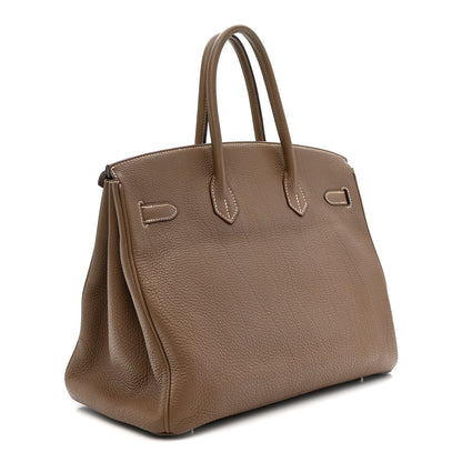 Hermes Togo BIRKIN 35 Etoupe 3 of 14