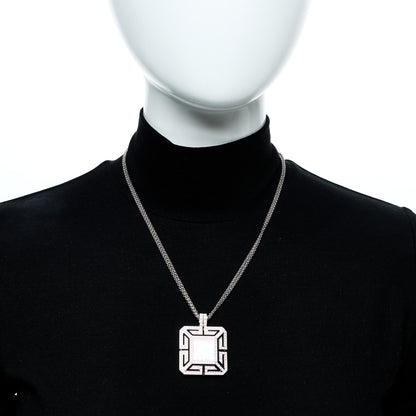 Chopard 18K White Gold Diamond Happy Spirit Pendant Necklace 2 of 5