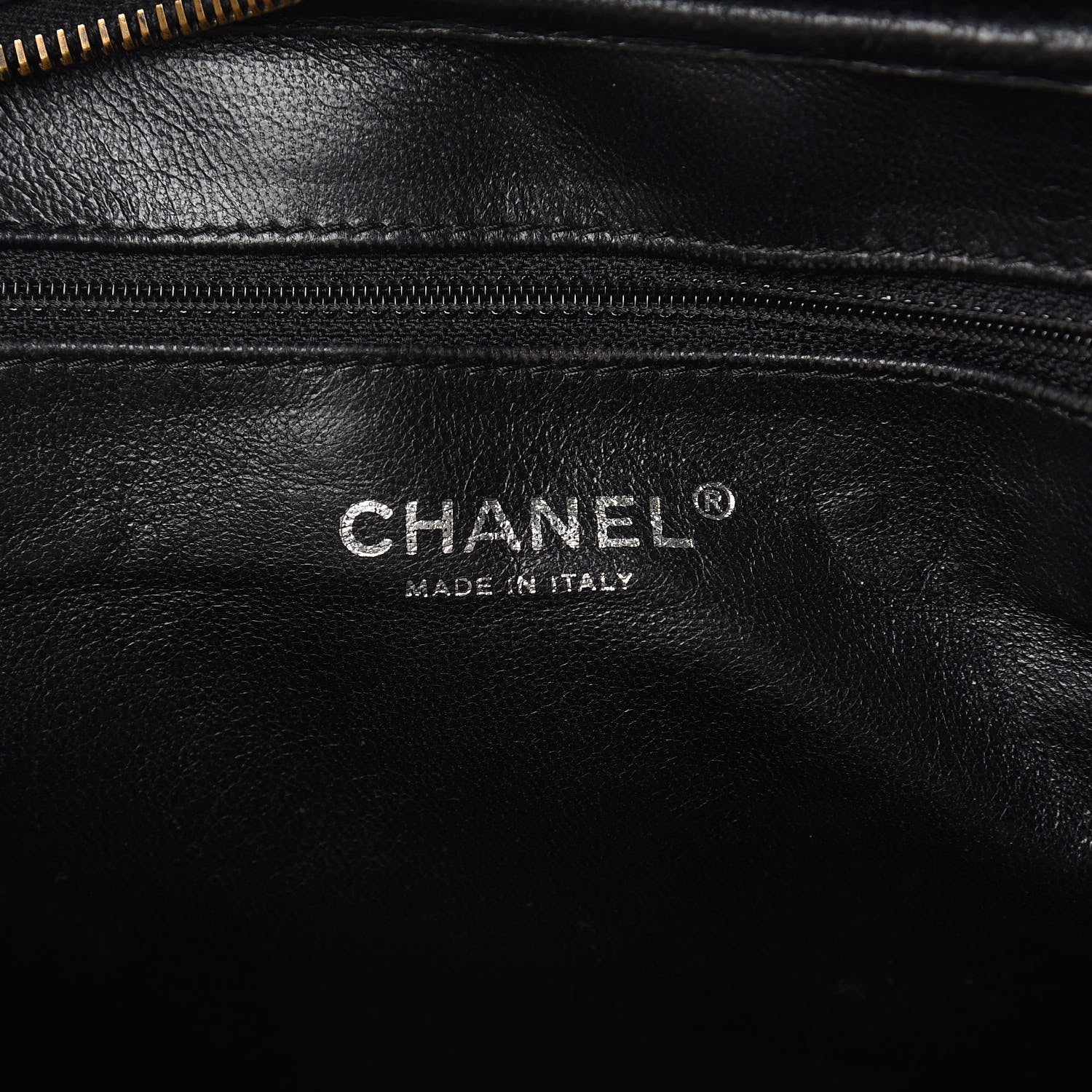 Chanel Metallic Aged Calfskin Quilted Large Reissue Camera Case Black 6 of 14