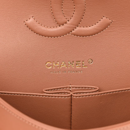 Chanel Lambskin Quilted Medium Double Flap Brown 6 of 12