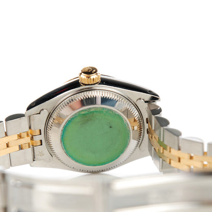 Rolex Stainless Steel 18K Yellow Gold 26mm Oyster Perpetual Datejust Watch Champagne 69173 7 of 10