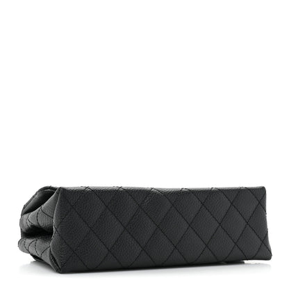 Chanel Grained Calfskin Quilted 2.55 Reissue Flap Belt Bag Clutch Black 4 of 9