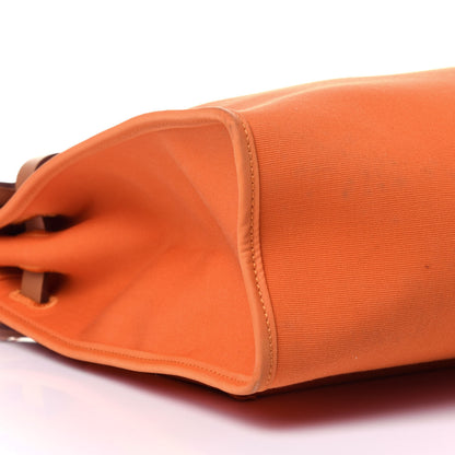 Hermes Vache Hunter Toile Herbag Zip 31 PM Capucine Fauve 7 of 12