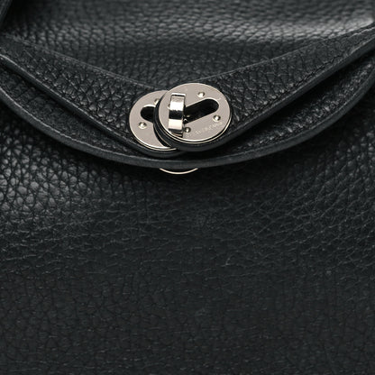 Hermes Taurillon Clemence Mini Lindy 20 Black 8 of 12