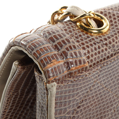 Chanel Lizard Tassel Flap Bag Light Brown 8 of 8