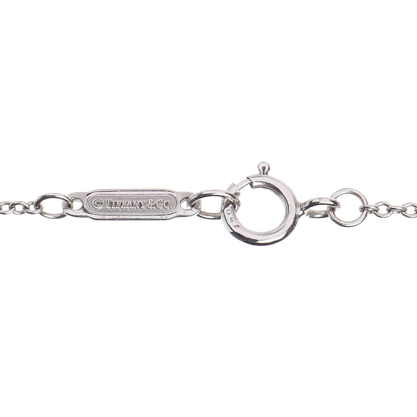 18K White Gold Diamond Atlas Square Pendant Necklace