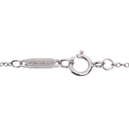 Tiffany 18K White Gold Diamond Atlas Square Pendant Necklace 6 of 7