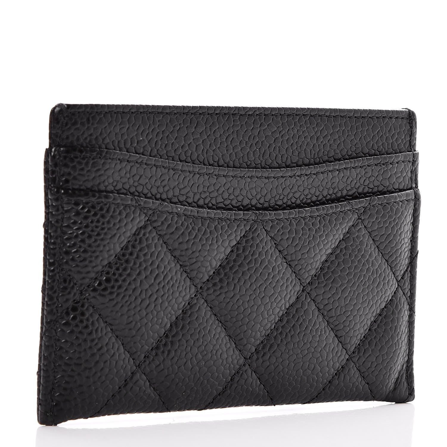 Chanel Caviar Quilted Card Holder Black 3 of 8
