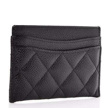 Chanel Caviar Quilted Card Holder Black 3 of 8
