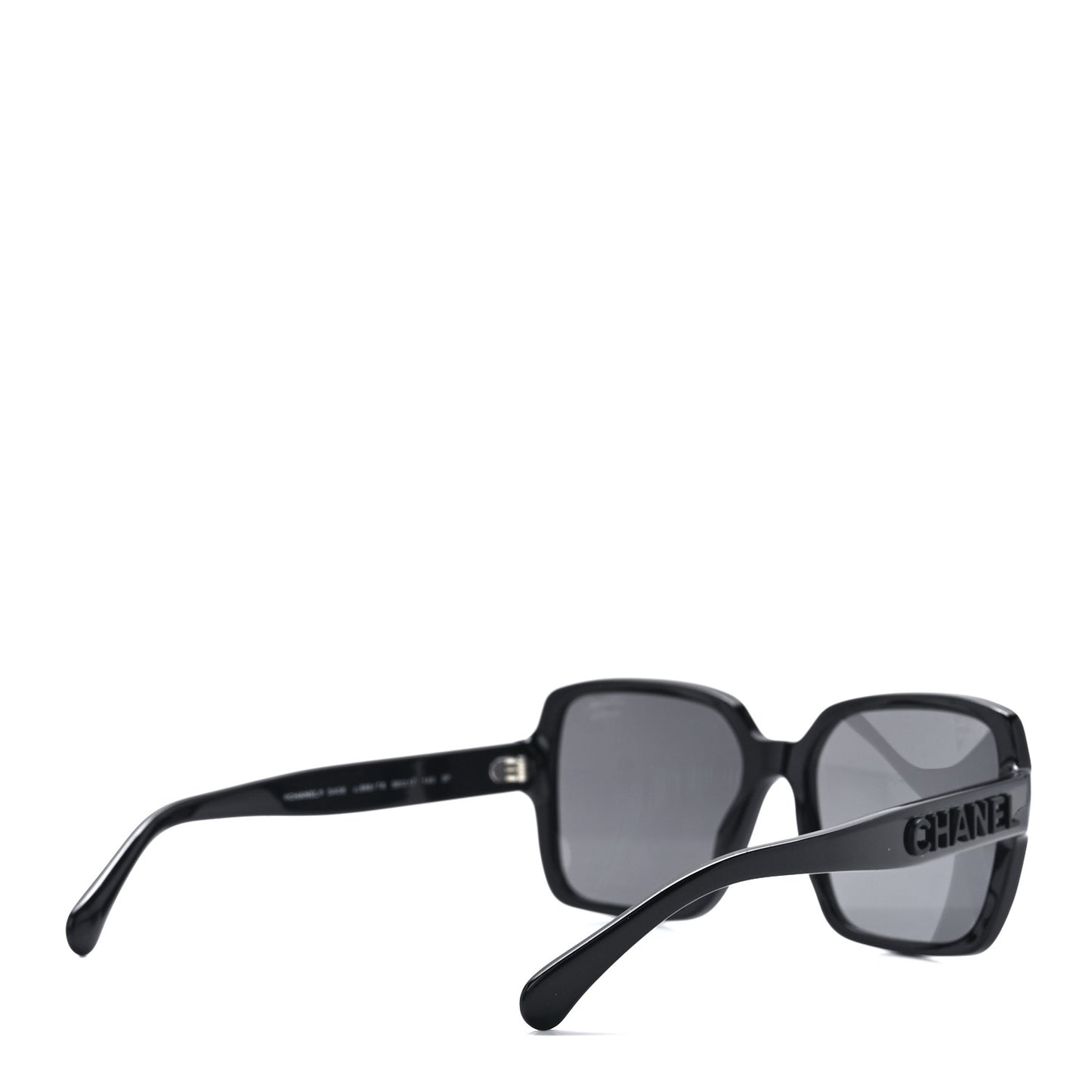 Acetate Polarized Square Sunglasses 5408 Black