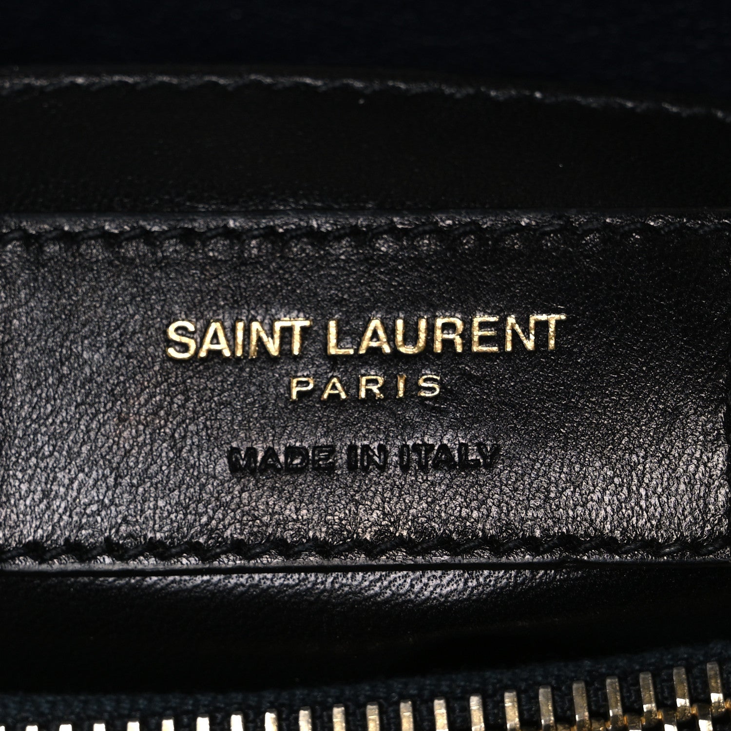 Saint Laurent Sheepskin Matelasse Chevron Monogram Medium College Bag Deep Marine 5 of 10