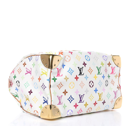 Louis Vuitton Monogram Multicolor Speedy 30 White 4 of 10
