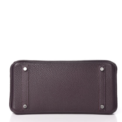 Hermes Togo Birkin 30 Raisin 6 of 31