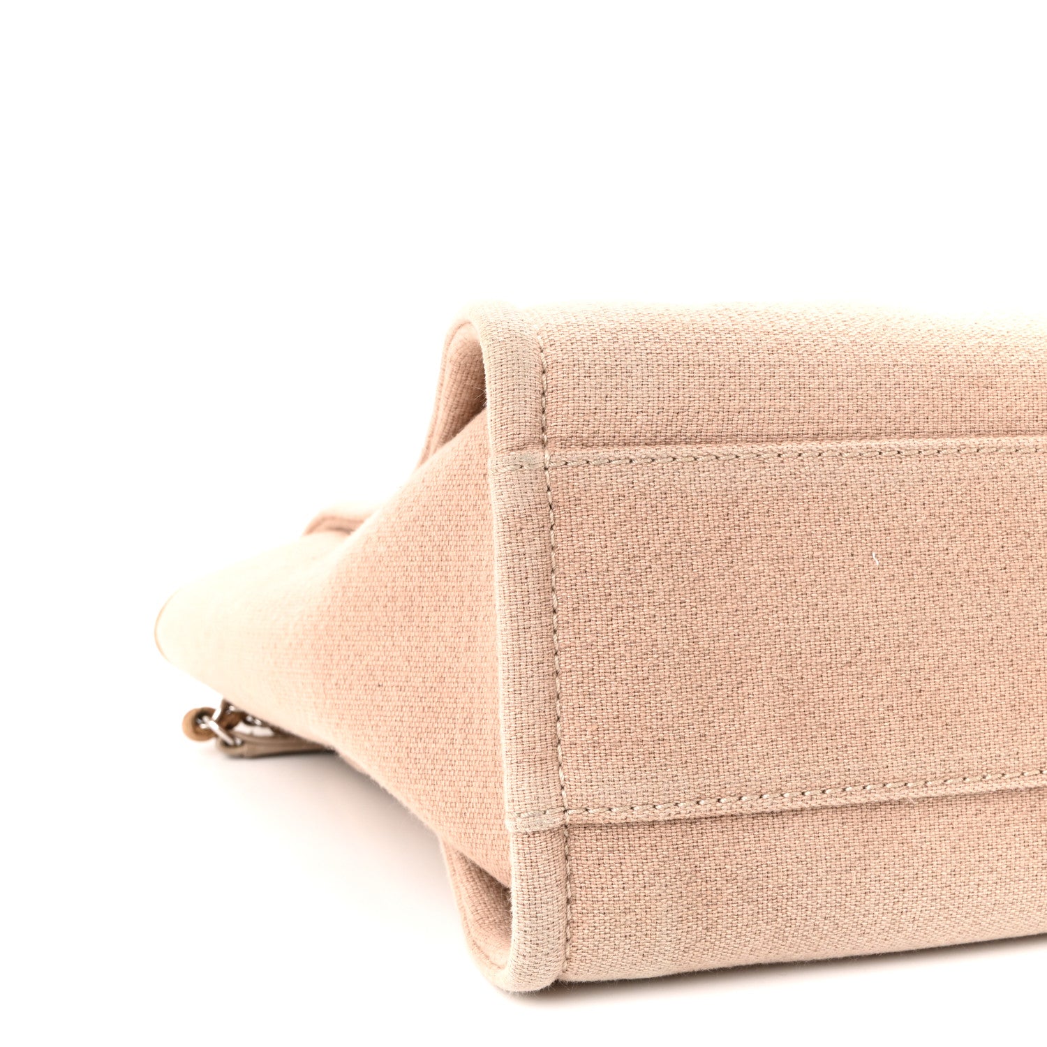 Chanel Mixed Fibers Small Deauville Tote Beige 14 of 17