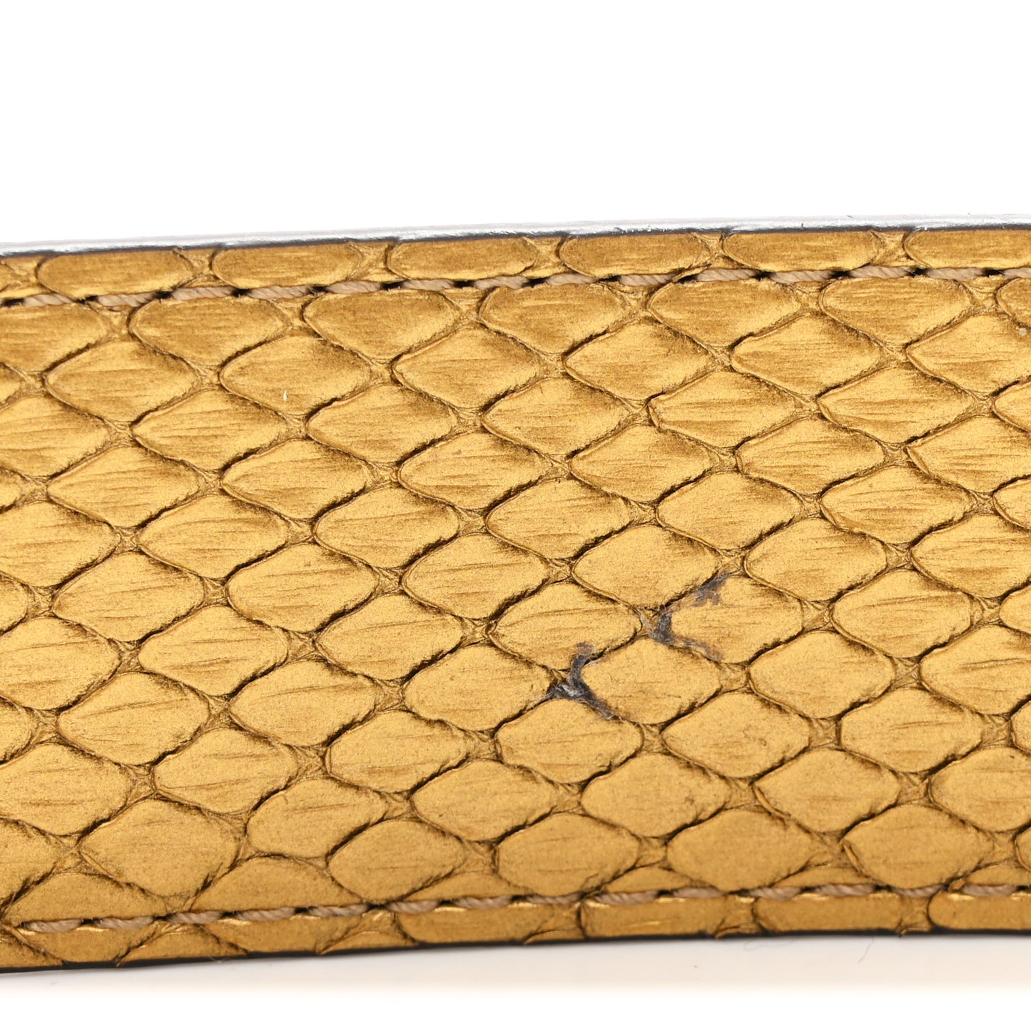 Snakeskin Monogram Bandouliere Shoulder Strap