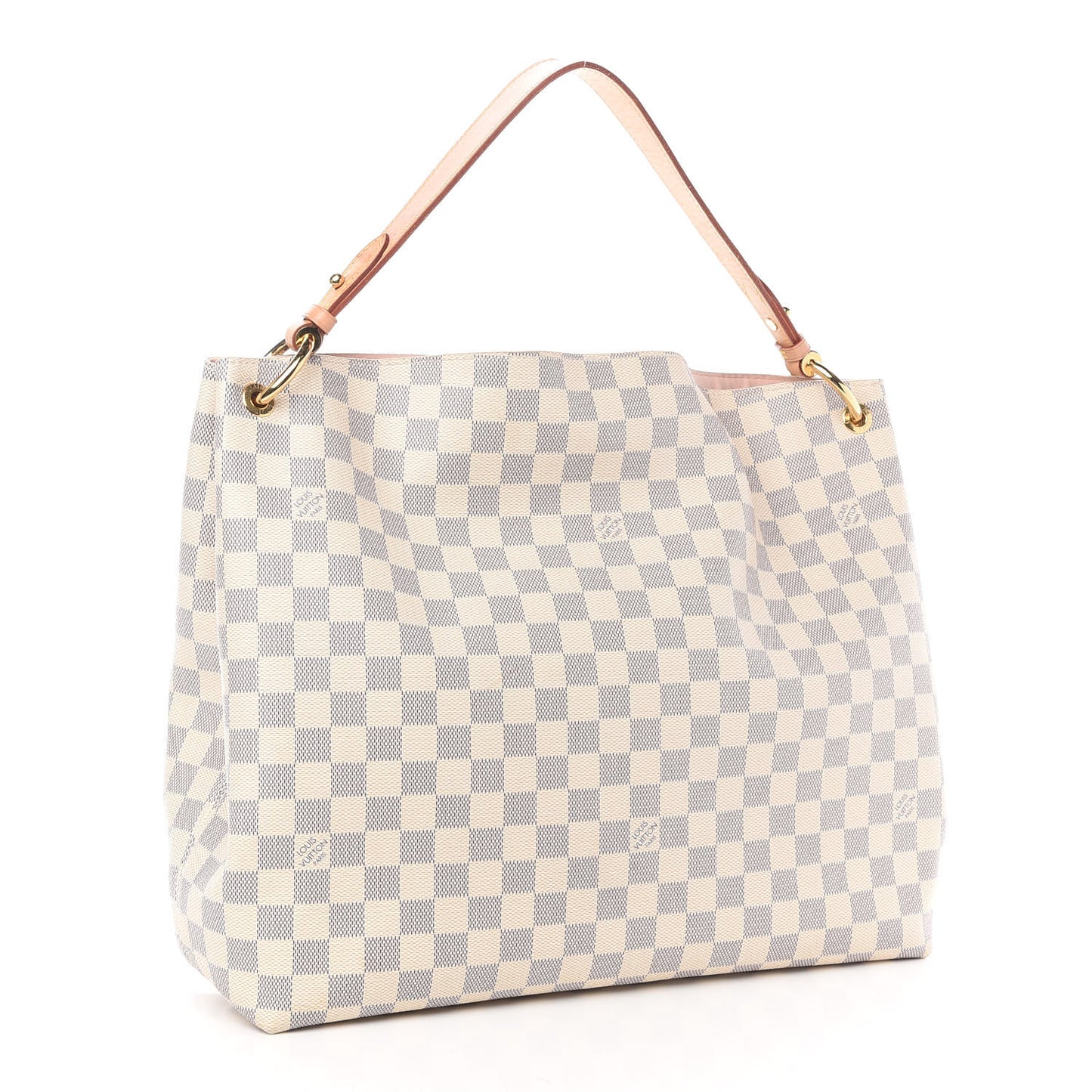 Damier Azur Graceful MM Rose Ballerine