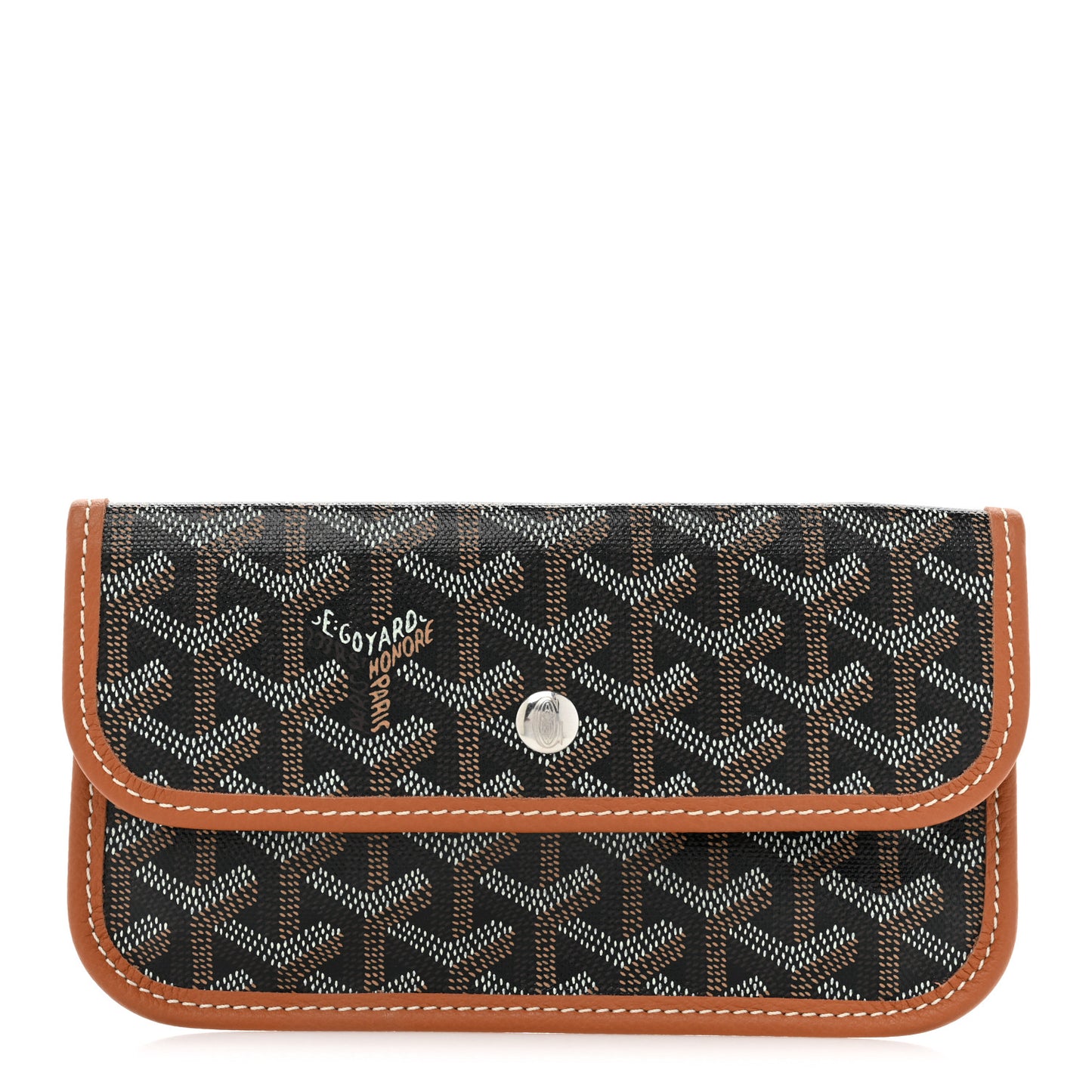 Goyardine Pouch Black Gold