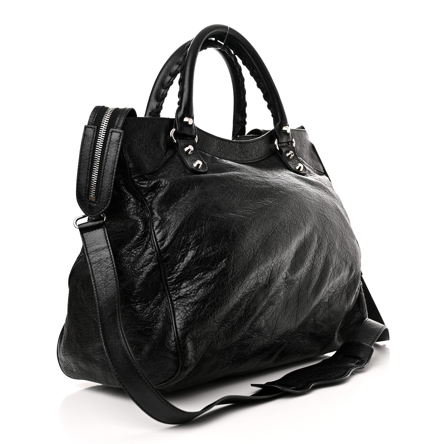 Balenciaga Agneau Classic Silver Hardware Velo Black 2 of 10