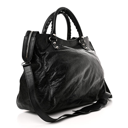 Balenciaga Agneau Classic Silver Hardware Velo Black 2 of 10
