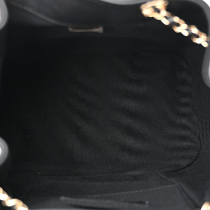 Chanel Lambskin Quilted Small Duma Drawstring Backpack Black 5 of 12